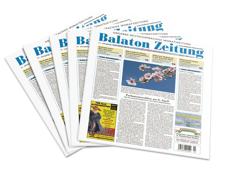 Balaton Zeitung Ausgabe April 2018 - Parlamentswahlen am 8. April 2018