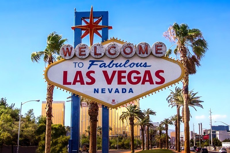 Welcome to fabulous Las Vegas - Schild