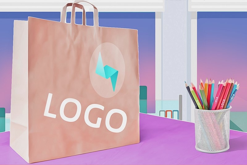Tasche mit eigenem Logo