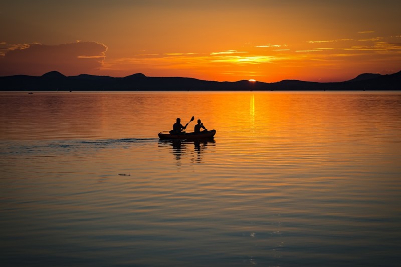 Sonnenuntergang am Balaton