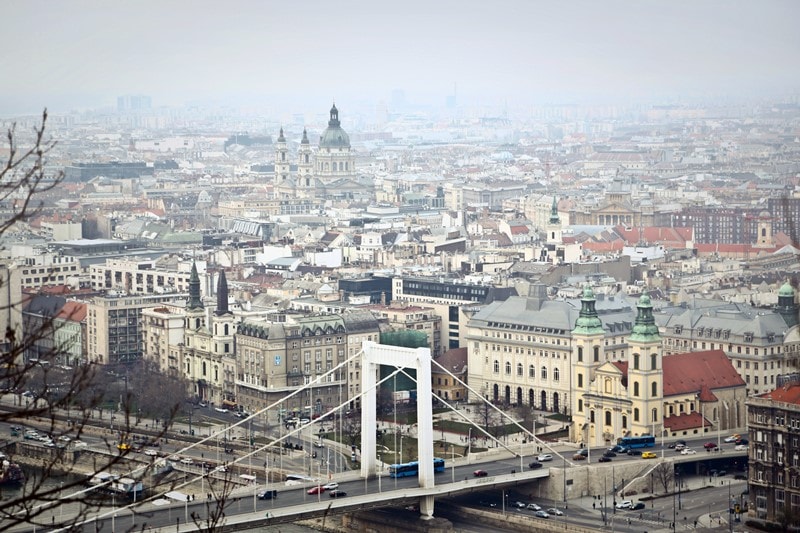 Blick über Budapest