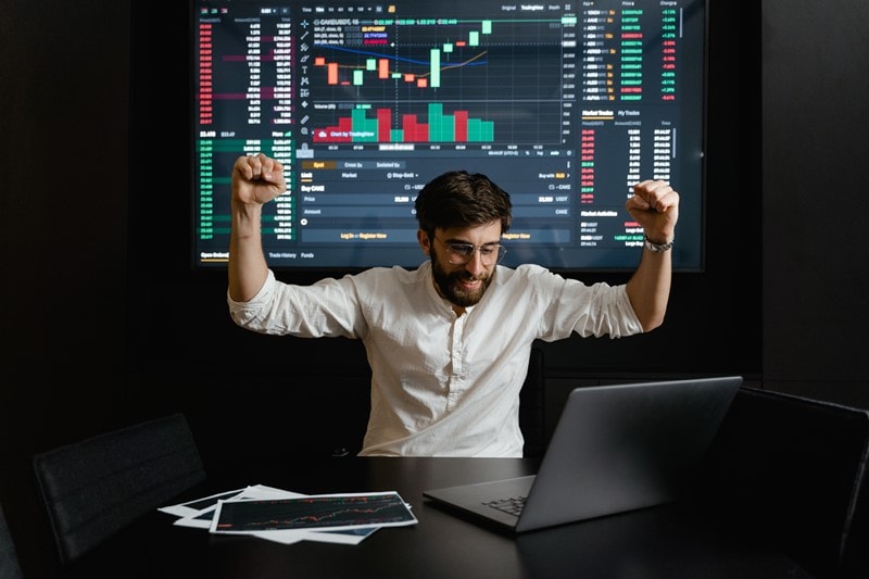 Ein glücklicher Trader