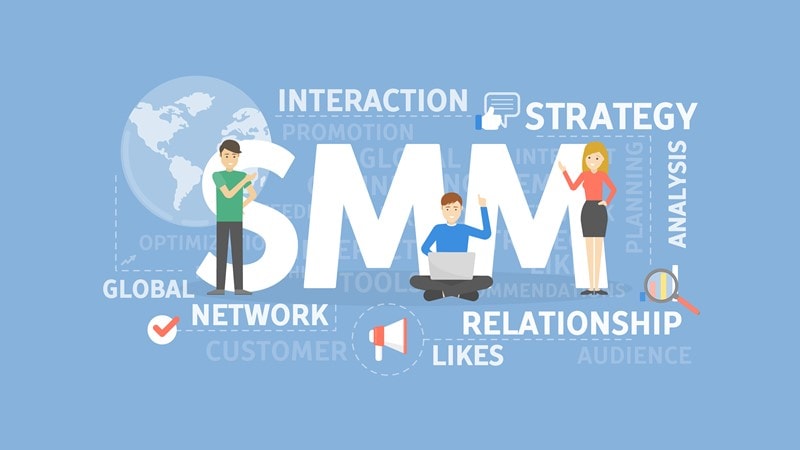 Social Media Strategie - Illustration
