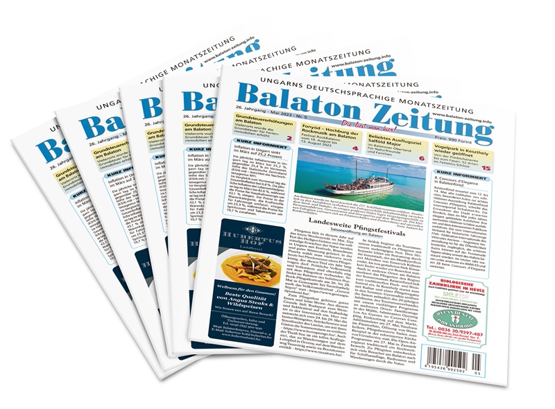 Landesweite Pfingstfestivals - Balaton Zeitung Mai 2023