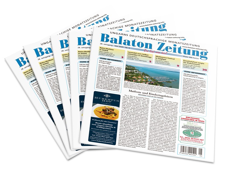Maifeste und Kindertagsfeiern am Balaton - Cover Mai 20205
