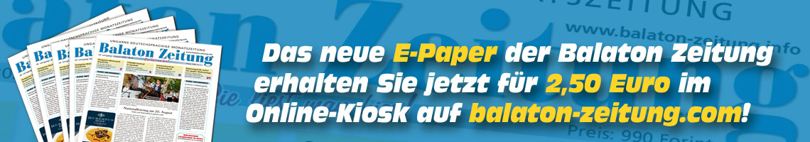 Balaton Zeitung E-Paper Banner