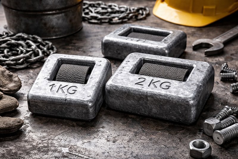 Bleiballast in verschiedenen Ausführungen